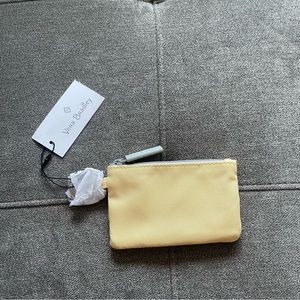 Vera Bradley yellow card holder